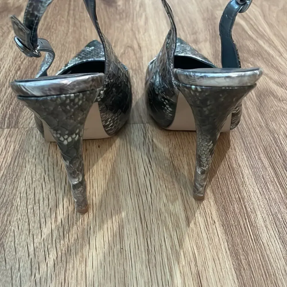 Vintage Style Aldo Snakeskin Print Heels